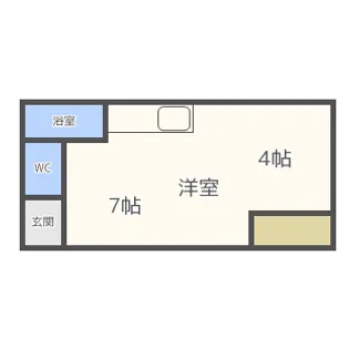 エーエムエスI【3階】の間取り