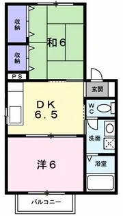 カーネス・リリィB【1階】の間取り