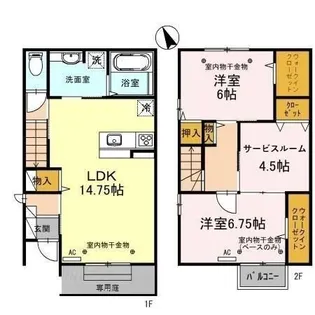 フェリーチェIIの間取り