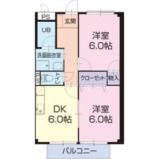 SURPLUSモンパルナス【2階】の間取り