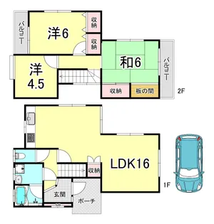 兵庫県神戸市垂水区下畑町字真田山【一戸建】の間取り