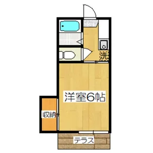 東京都世田谷区松原4【アパート】の間取り