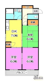 埼玉県所沢市上新井2【マンション】の間取り