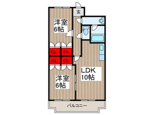 ユナイト【1階】の間取り
