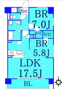 ホワイトストーク叶屋【3階】の間取り