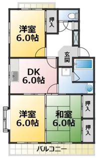 シベールニ番館【2階】の間取り