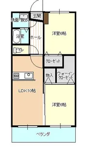 ユーミールグランII【1階】の間取り