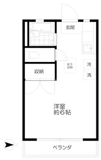 サウスレジデンス【2階】の間取り
