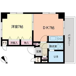 フォレストコート【2階】の間取り