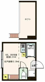 サヴォイ赤羽【2階】の間取り