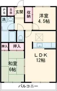 グレースマンション【1階】の間取り