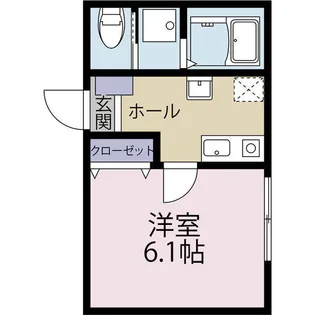 KSハイツ宮原【1階】の間取り