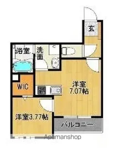 Cherim試験場前【3階】の間取り