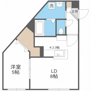 デイズ発寒南【2階】の間取り