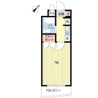 メゾンドエクセレ【1階】の間取り