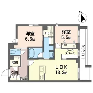 オーツー【2階】の間取り