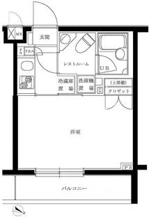ルーブル品川西小山【5階】の間取り