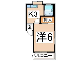 フローラF【1階】の間取り