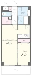 SAパームレジデンス【1階】の間取り