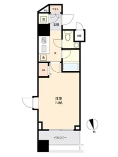 東京都文京区本郷2【マンション】の間取り