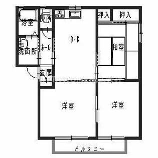 グランシードA【2階】の間取り