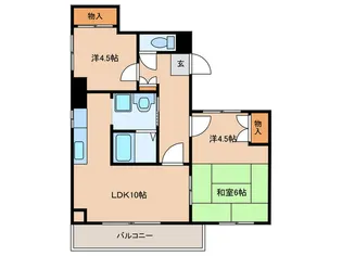 GRAND COURT成増【4階】の間取り