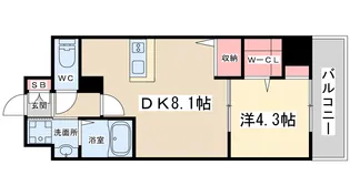 ユーズ7番館【3階】の間取り