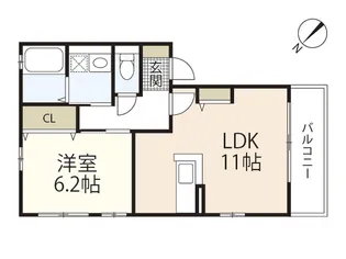 Fortune高須【2階】の間取り
