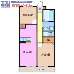 ユーアンドミー【1階】の間取り