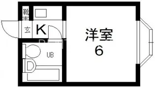 ロイヤル俊徳II【3階】の間取り