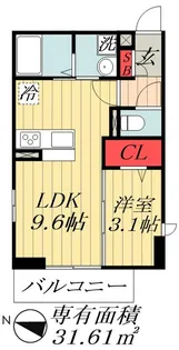 ロイヤルハイツ【3階】の間取り
