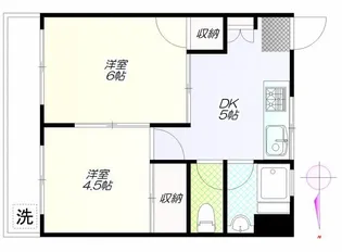 第一協友館マンション【1階】の間取り