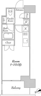 カナルフロント芝浦【8階】の間取り