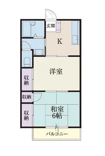 b’CASA千葉蘇我re-born【2階】の間取り