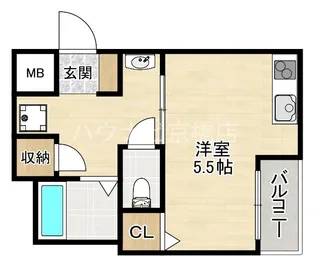大阪府大阪市旭区大宮4【マンション】の間取り