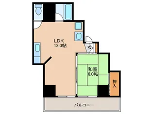 ロイヤルシティー新上橋【5階】の間取り