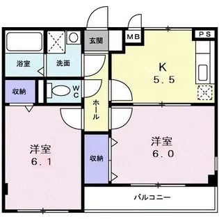 コート・ヴィレッジ【2階】の間取り
