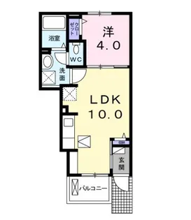 ジュネス ヴィラ T【1階】の間取り