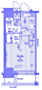 ガーラ・ヴィスタ横濱西口【6階】の間取り