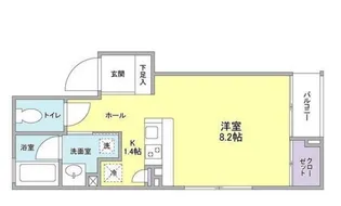 ソレーユ四谷三丁目【5階】の間取り