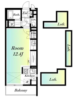 レオネクストプロムナード【1階】の間取り