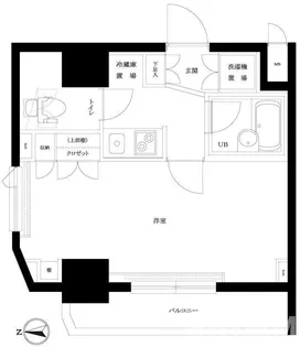 東京都江東区毛利1【マンション】の間取り