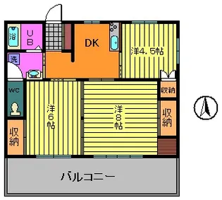 福島県郡山市並木5【マンション】の間取り