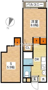 玉園UK【1階】の間取り