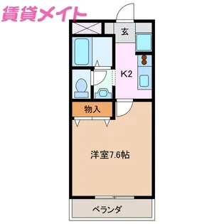 プチ・カーサ【1階】の間取り