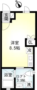 リブレ浜町【3階】の間取り