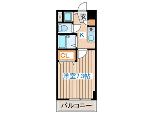 エストゥディオ【4階】の間取り