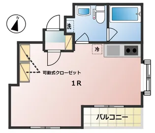 カイザー赤坂【3階】の間取り