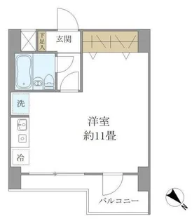 プラス・ワン横浜【7階】の間取り
