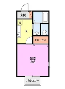 ヴィラ・メテオール【2階】の間取り